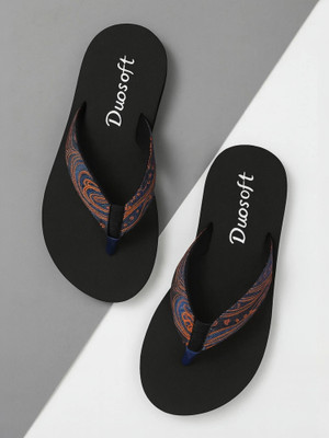 DUOSOFT Women Doctor Slipper|Super Soft|Orthopedic|Lightweight|Diabetic|Antiskid Slippers(Black , 4)