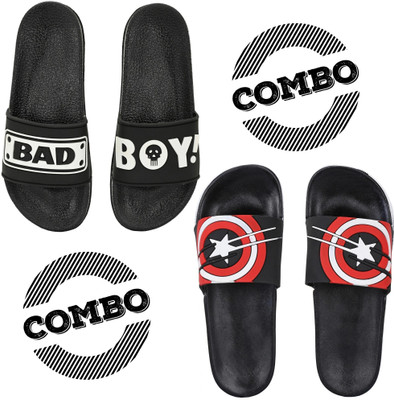 Shoe Island Men Slides(Multicolor , 10)