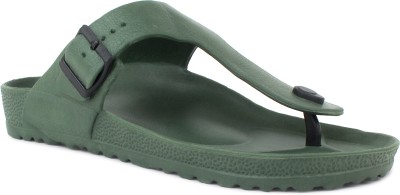 Hygear Men Flip Flops(Olive , 9)