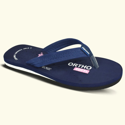 AJANTA Women Slippers(Blue , 4)