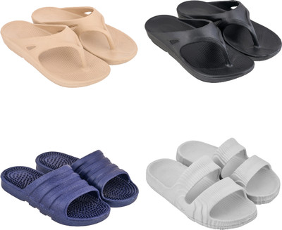 house of common Women Slides(Multicolor , 10)