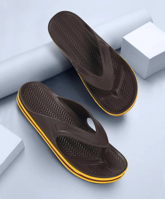 Paragon Men EVK3414G Flip Flops For Men | Easy Washable | Lightweight Slipper | Comfortable Slippers(Brown , 6)