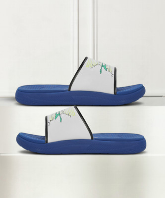 PUMA Men Slides(Blue , 6)