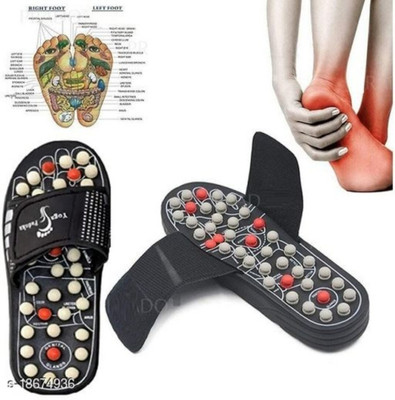 OUOU Men Slides(Black , 6)