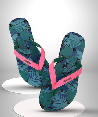 ADIDAS Women Flip Flops(Black , 5)