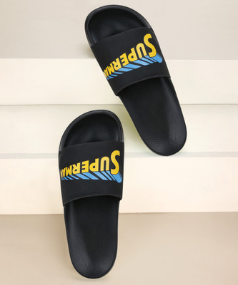CAMPUS Men Slides(Black , 6)