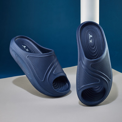 DUKE Men Slides(Navy , 10)