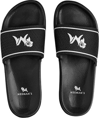 Neemans Men Slides(Black , 8)