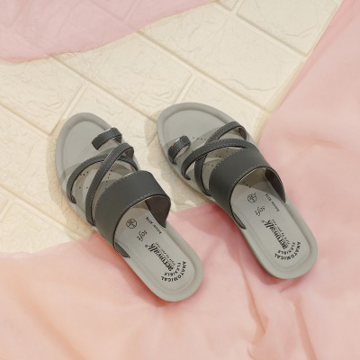 aerowalk Women Slippers(Grey 3)