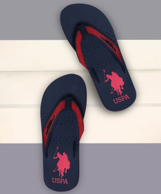 U.S. POLO ASSN. Men Flip Flops(Navy , 7)