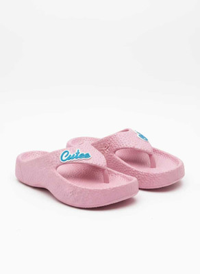 Jeshk Women Flip Flops(Pink , 4)