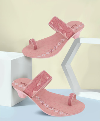 FLITE Women Slippers(Pink , 4)