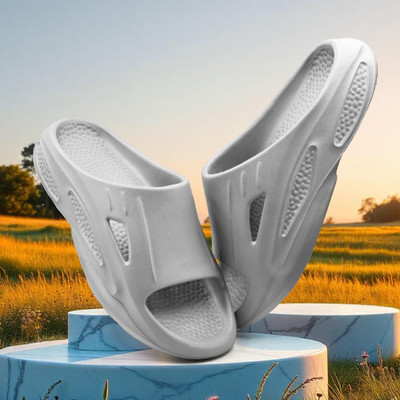 RADDZ SPORTS Men Slides(Grey , 9)