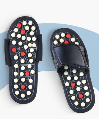 jasvi Men Slides(Black , 7)