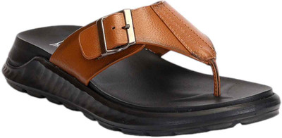 Bellissimo Men Slippers(Tan, Black , 7)