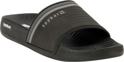 Spykar Men Slides(Black , 9)