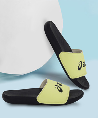 Asics Men Slides(Yellow , 7)