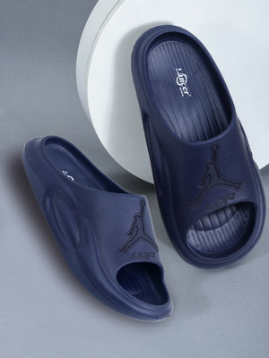 LANCER Men Slides(Blue , 9)