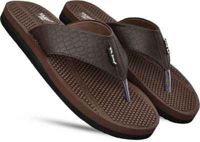 DR STTEP Men Orthopedic Slippers for Men Comfort Fit Soft Cushion Lightweight Slippers(Brown , 6)