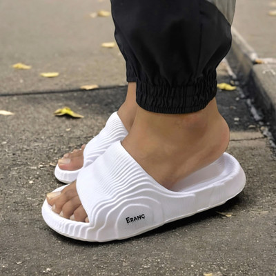 ERANC Men Slippers(Grey , 7)
