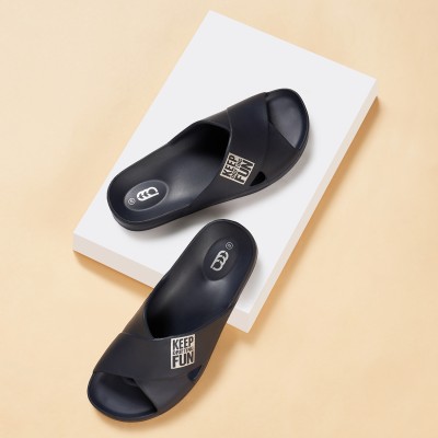 Ajile By Pantaloons Men Slides(Navy , 9)