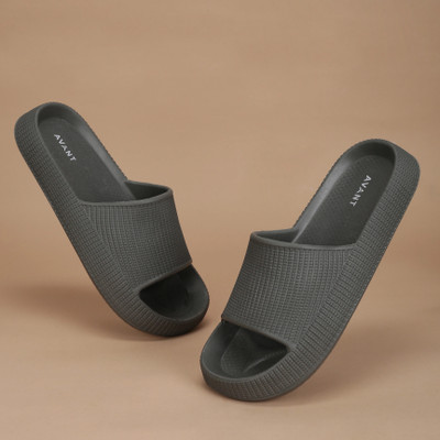 AVANT Men Slides(Grey , 8)