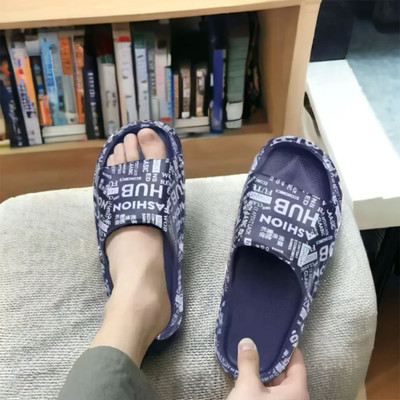Fabbmate Men Slides(Blue , 7)