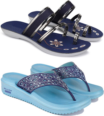 Earton Women Slides(Multicolor , 8)