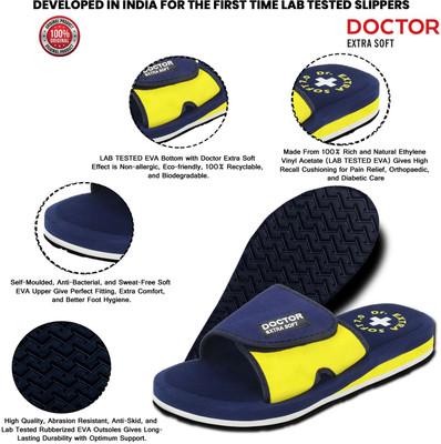 DOCTOR EXTRA SOFT Men Slides(Navy 13)