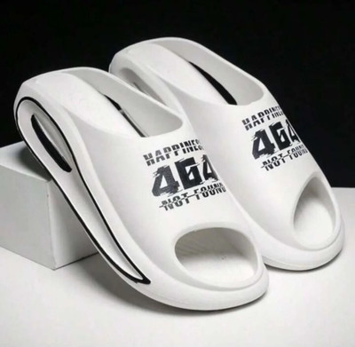 PUTUL Men Slides(White , 6)