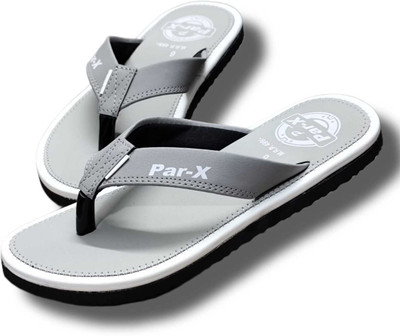 parx enterprises Men Flip Flops(Grey , 7)
