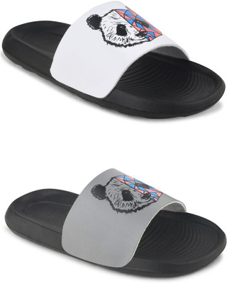 house of common Men Slides(Multicolor , 11)