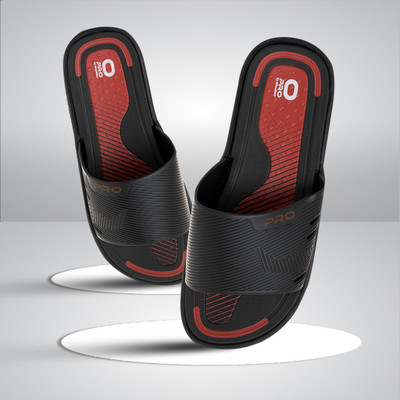 Khadim's Men Slides(Black , 10)