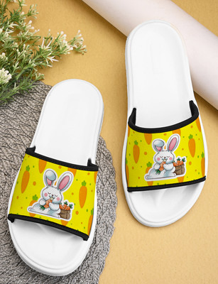 Bootco Women Slides(Yellow , 4)