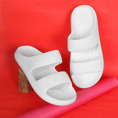 Aqualite Men Slides(White , 10)