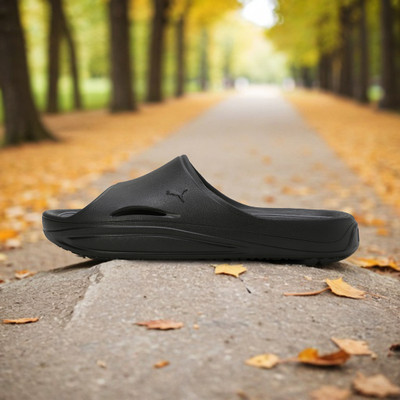 PUMA Men Lithen Injex Slides(Black , 7)
