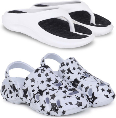 Pampy Angel Men Slippers(White, White , 7)