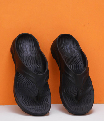 slipover Men Doctor Soft|Orthopedic|Comfort|Lightweight|Durable|Diabetic|Non Slip Slipper Flip Flops(Black , 7)