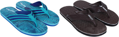 MIGOLITE Men Slippers(Blue , 9)