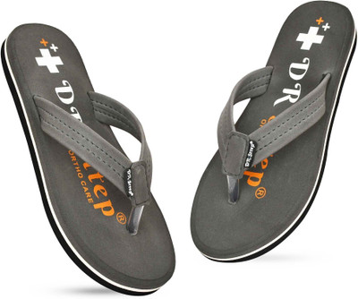 DR STTEP Men Orthopedic Slippers for Men Comfort Fit Soft Cushion Lightweight Slippers(Grey , 10)