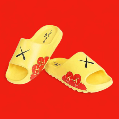 M7 By Metronaut Men Slides(Yellow , 8)