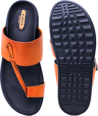 R-Swiss Men Flip Flops(Tan , 10)