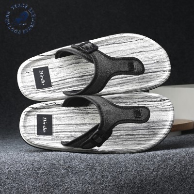 BIRDE Men Comfortable Regular Wear Slippers Flip Flop For Men Flip Flops(Grey 9)