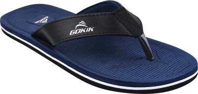 GOKIK Men Flip Flops(Blue , 9)