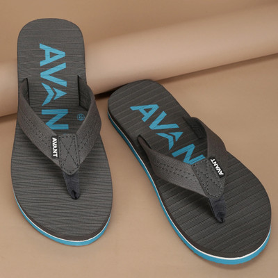 AVANT Men Slippers(Grey , 10)