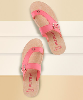 FLITE Women Slippers(Pink , 5)