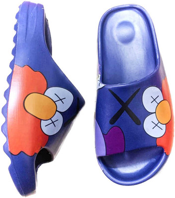 YZY Men Slides(Navy , 6)