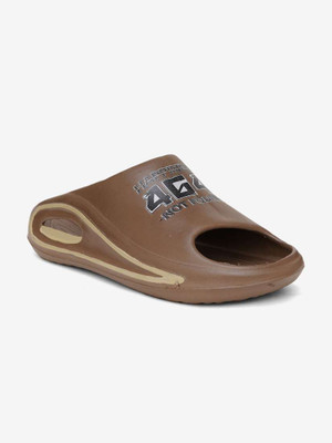 PUTUL Men Slides(Brown , 6)