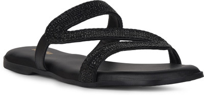 Bata Women Slippers(Black , 5)