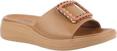 MEDIFEET Women Slides(Beige , 4)